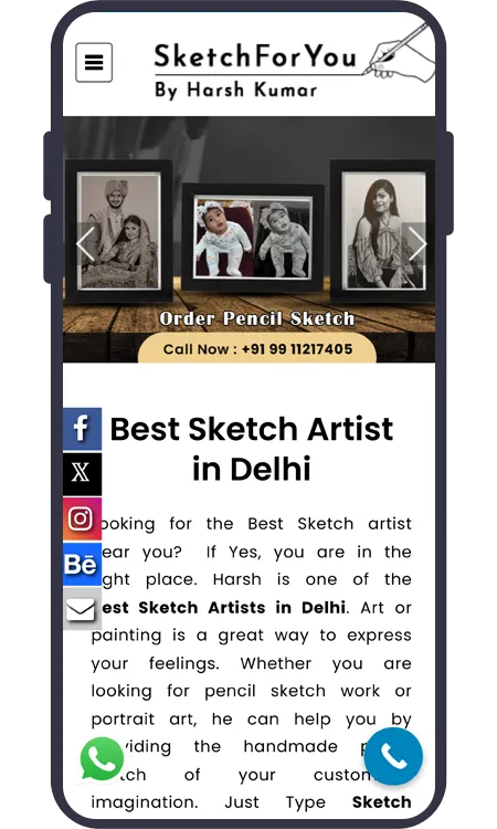 SketchForYou Website Development