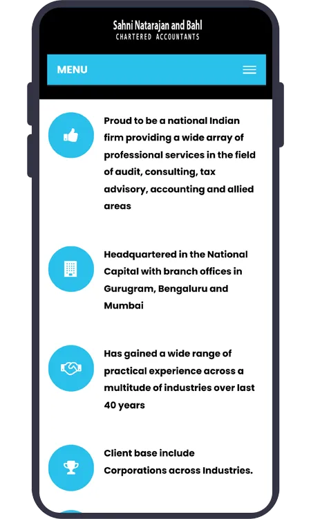 SNB India Website Development