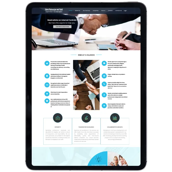 SNB India UI/UX Design