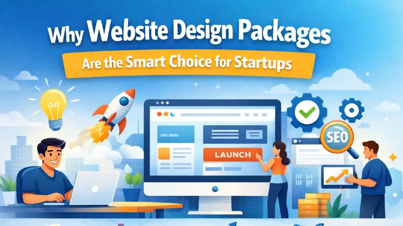 Website design packages for startups to build and grow online presence