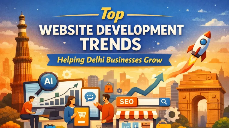 website design trends helping Delhi businesses